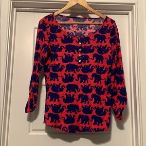 Lily Pulitzer Elephant top